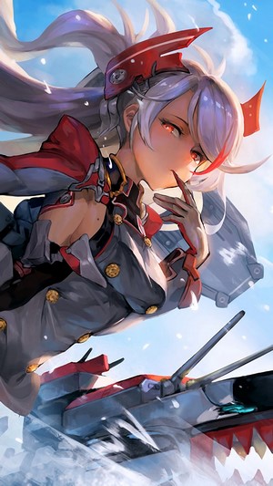 Azur Lane, Prinz Eugen, Anime Girl, 4k