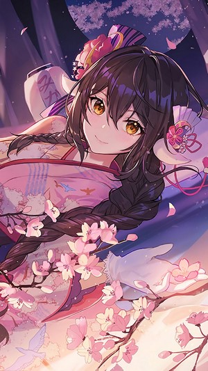 Azur Lane, Mikasa, Kimono, Anime Girl, 4k