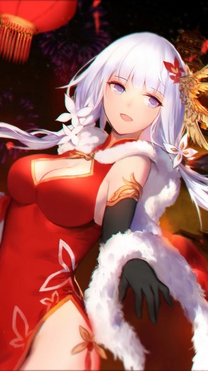 Illustrious from Azur Lane in 4K