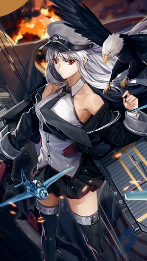 Azur Lane, Enterprise, Hornet, Yorktown, Anime Girls, 4k