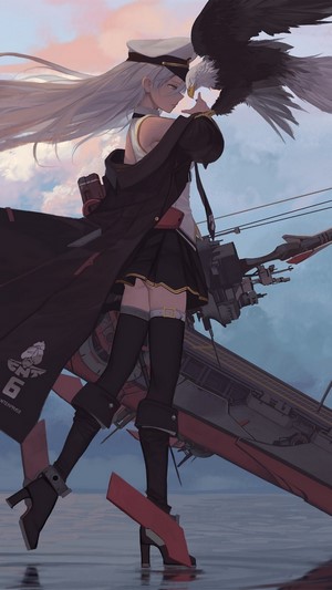 Azur Lane, Enterprise, Anime Girl, 4k