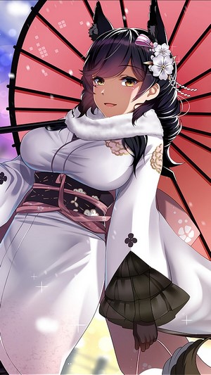 Atago from Azur Lane in Kimono