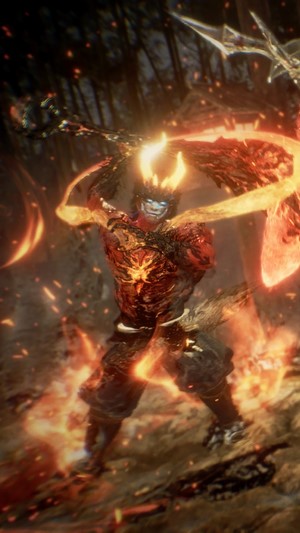 Yokai from Nioh 2 in battle 4K