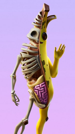 Peely Bone, Fortnite, Outfit, Skin, 4k
