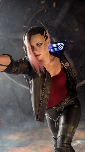 V from Cyberpunk 2077 Cosplay 4K