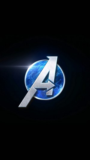 Marvels Avengers, Logo, Video Game, 4k HD Phone Wallpaper | Rare Gallery