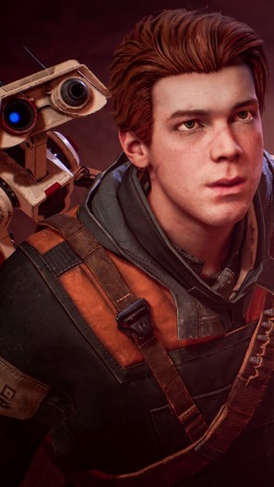 Cal Kestis and BD-1 from Star Wars Jedi: Fallen Order 4K