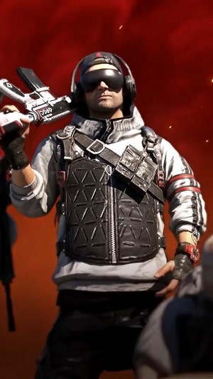 PUBG Global Championship 2019 character with gun