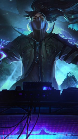 Yasuo from True Damage DJing