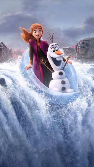 Frozen 2, Anna, Olaf, 4k