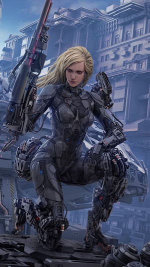 Sci-Fi, Female, Soldier HD
