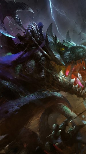 Dragon Rider and Warriors in Battle 4K
