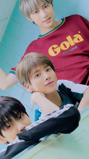 TXT members Soobin, Taehyun, and Beomgyu