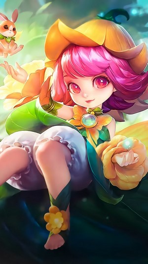 Floral Elfo Skin from Mobile Legends 4K