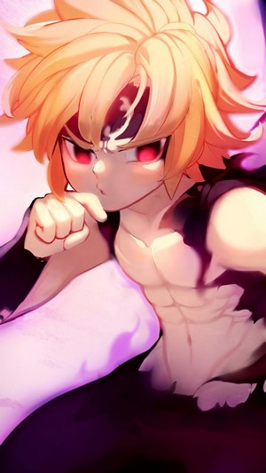Meliodas, Assault Mode, Demon Mark, [Nanatsu no Taizai], 4k