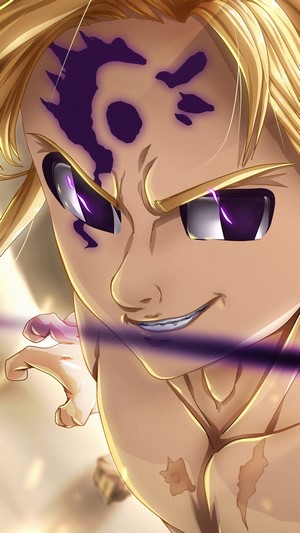 Meliodas from The Seven Deadly Sins with Demon Mark 4K