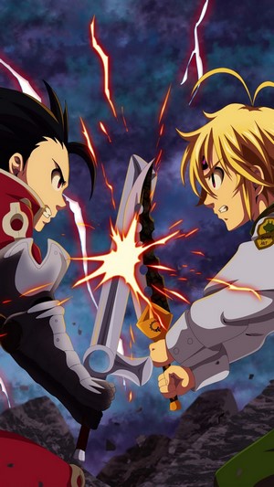 Meliodas vs Zeldris, [Nanatsu no Taizai], 4k