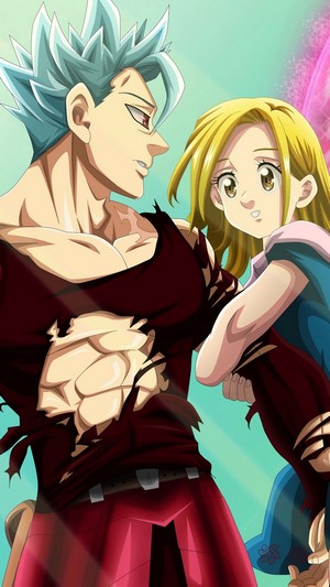 Ban and Elaine from The Seven Deadly Sins