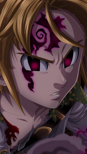 Meliodas from The Seven Deadly Sins with Demon Mark 4K