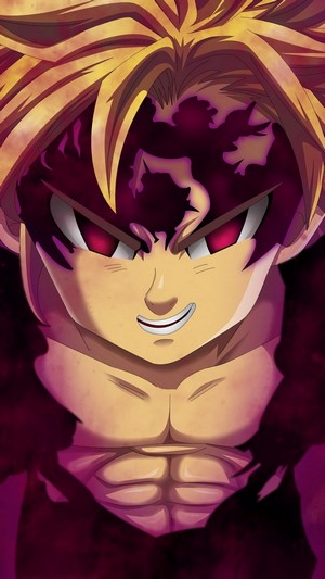 Meliodas, Demon Mark, Assault Mode, 4k