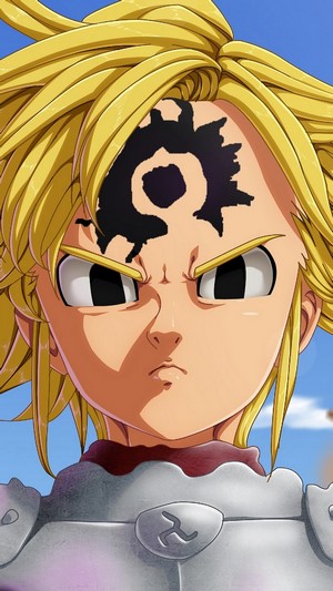 Meliodas from The Seven Deadly Sins with Demon Mark 4K