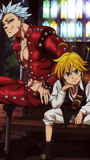 Seven Deadly Sins, Meliodas, Ban, King, Hawk, [Nanatsu no Taizai], 4k
