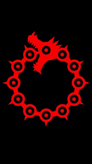 Dragon Sin of Wrath Logo from Nanatsu no Taizai 4K