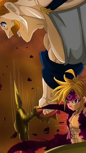 Meliodas vs Escanor from The Seven Deadly Sins 4K