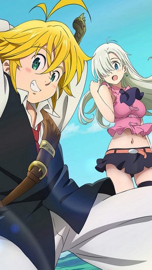 Meliodas and Elizabeth from The Seven Deadly Sins 4K