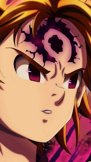Meliodas from The Seven Deadly Sins with Demon Mark 4K