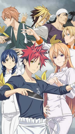 Food Wars, Anime, Characters, 4k