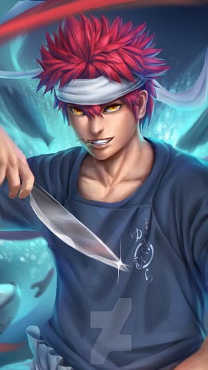 Soma Yukihira from Food Wars 4K