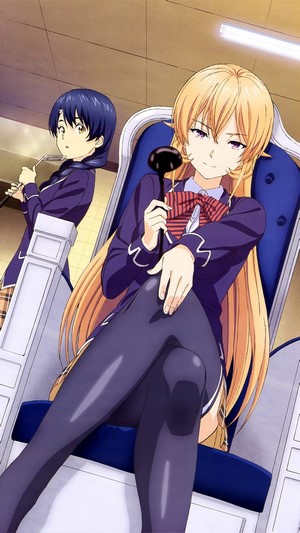 Erina Nakiri and Megumi Tadokoro from Food Wars! 4K