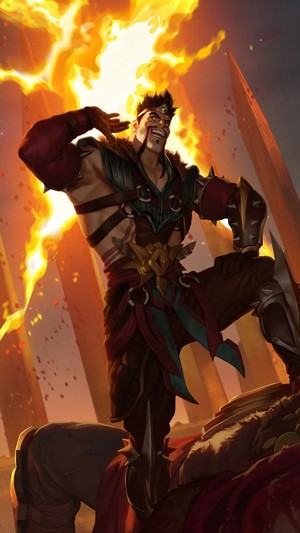 Draven from League of Legends in Legends of Runeterra 4K