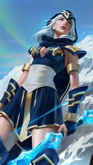 Ashe from League of Legends and Legends of Runeterra 4K