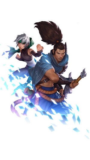 Yasuo and Riven from League of Legends 4K