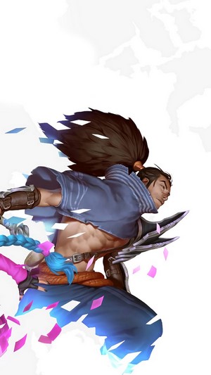 Yasuo and Jinx from Legends of Runeterra 4K
