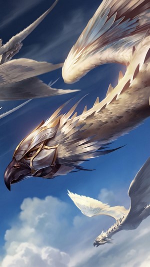 Silverwing Vanguard from Legends of Runeterra 4K