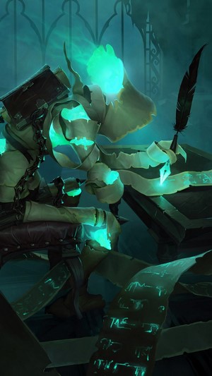 Scribe of Sorrows from Legends of Runeterra 4K