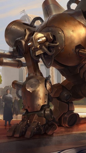 Plaza Guardian from Legends of Runeterra 4K
