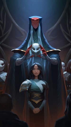 Keeper of Masks from Legends of Runeterra 4K