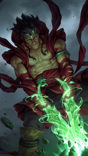 Emerald Awakener from Legends of Runeterra 4K