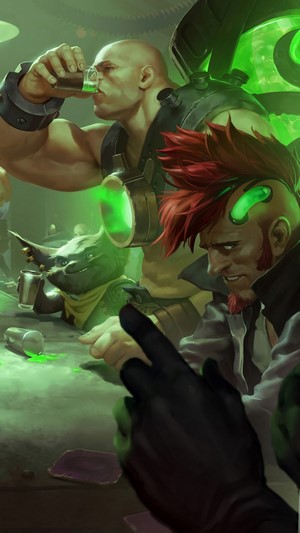 Back Alley Barkeep from Legends of Runeterra 4K
