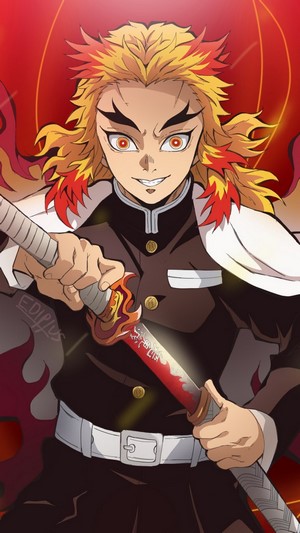 Kyojuro Rengoku, Kimetsu no Yaiba, 4k