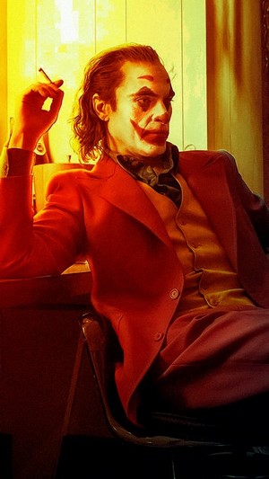 Joker smoking a cigarette, Joaquin Phoenix 4K
