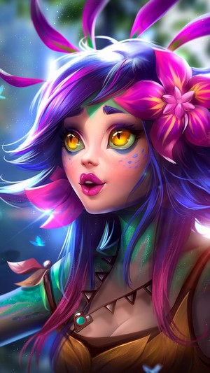 Neeko from LoL 4K Art