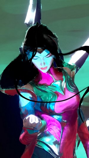 Irelia from LoL, Worlds 2019, Phoenix, 4K