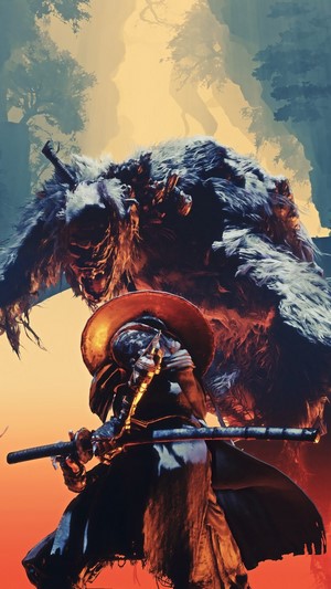 Sekiro: Shadows Die Twice - Warrior and Beast Battle