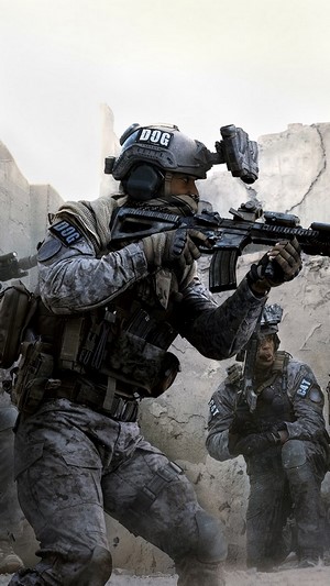 Soldiers from Call of Duty Modern Warfare 4K