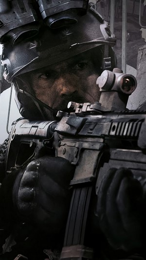 Soldier aiming rifle in Call of Duty Modern Warfare 4K